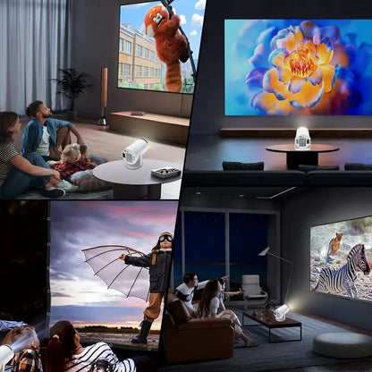 HY300 Portable Smart 4K Projector